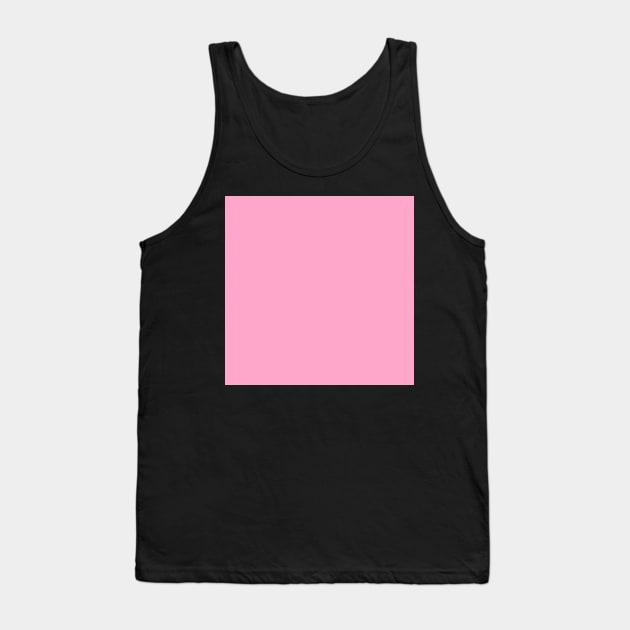 Back to School Solid Color: Bubblegum Pink Tank Top by JuneNostalgia